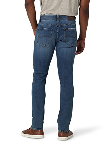 Lee Men's Extreme Motion Straight Taper Jean Scott 35W x 32L