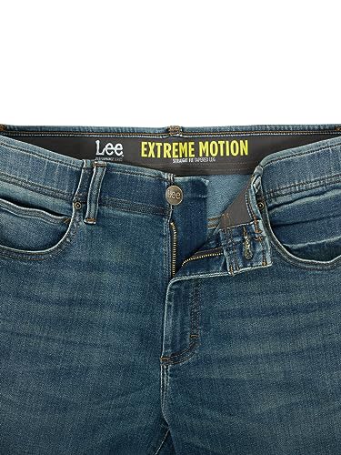 Lee Men's Extreme Motion Straight Taper Jean Scott 35W x 32L