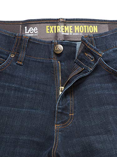 Lee Men's Extreme Motion Straight Taper Jean Scott 35W x 32L