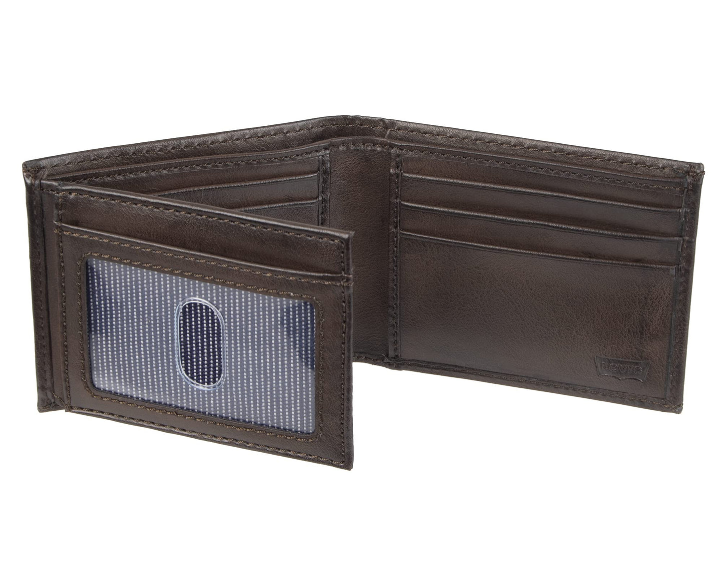 Levi's Men's RFID Wallet, Brown Traveler, One Size