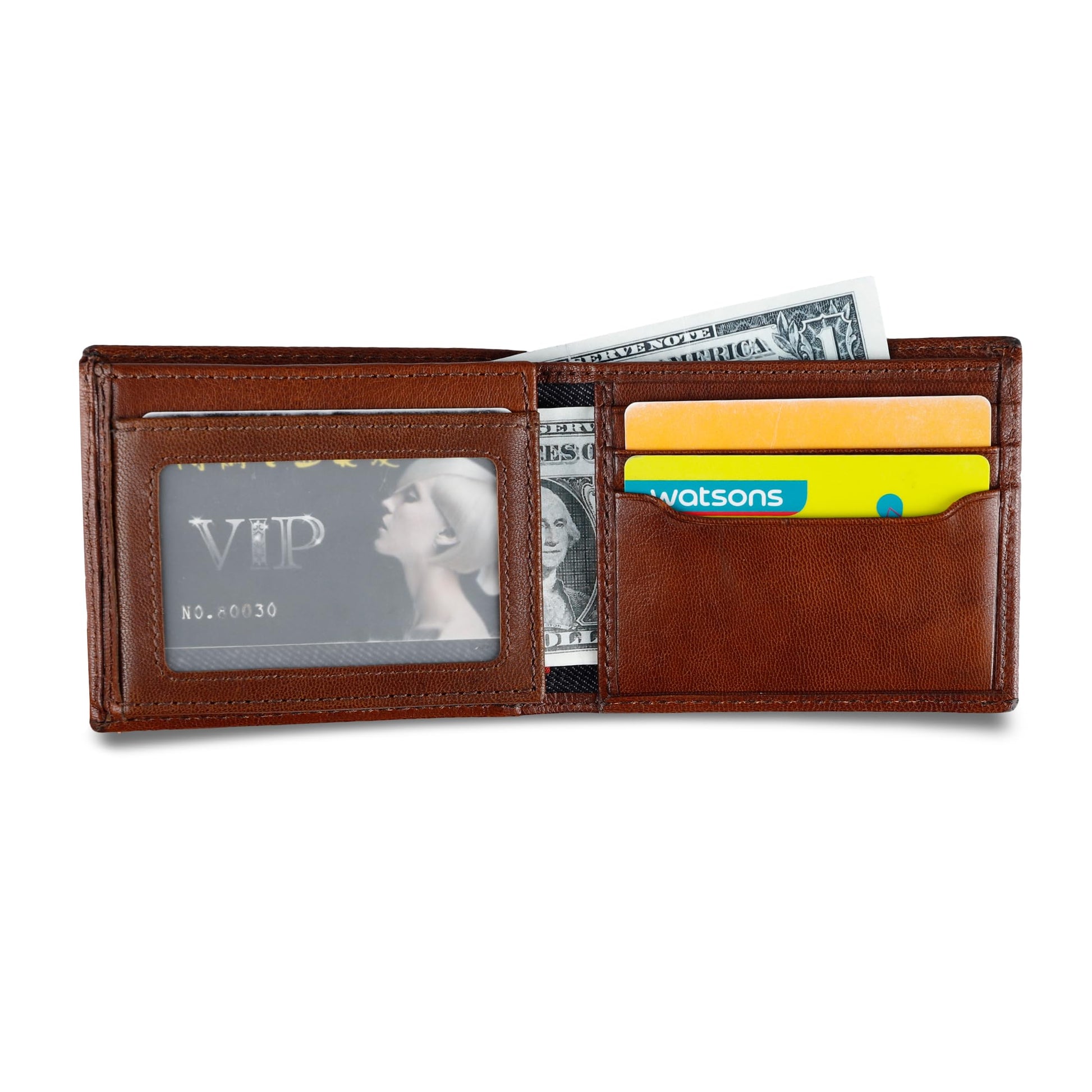 Levi's Men's RFID Wallet, Brown Traveler, One Size