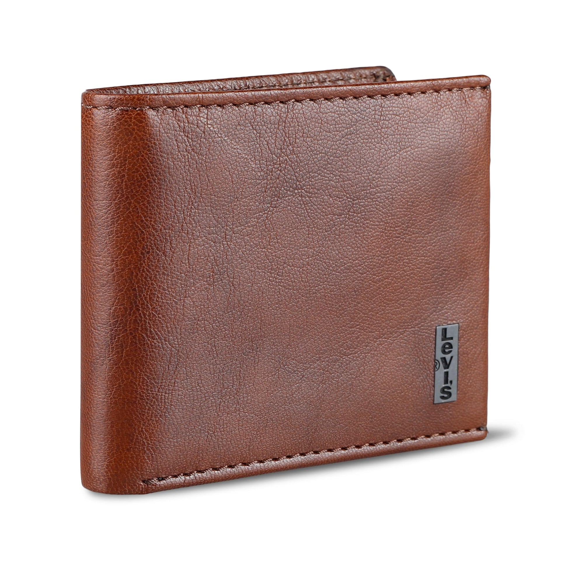 Levi's Men's RFID Wallet, Brown Traveler, One Size