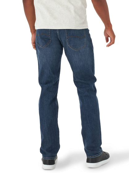 Lee Men's Extreme Motion Straight Taper Jean Scott 35W x 32L