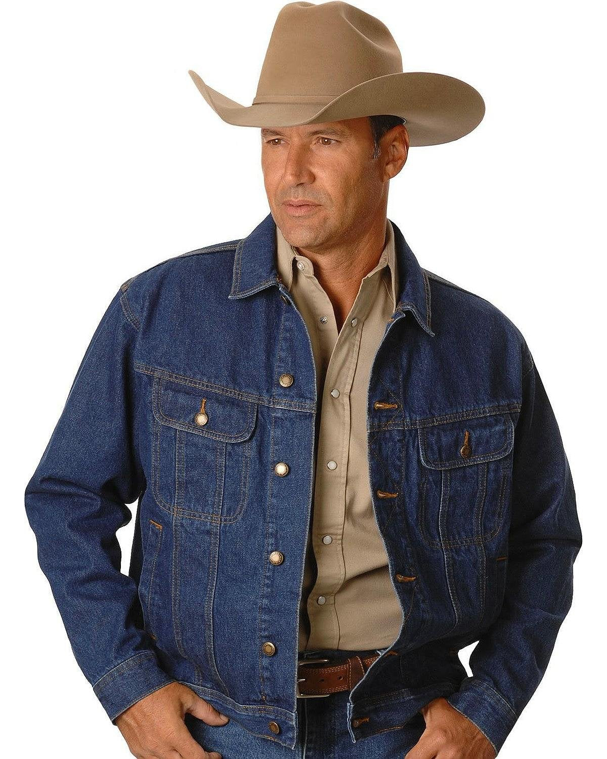 Vintage Wrangler Rugged Wear Denim Jacket , cowboy jcaket, farm jacket, worn rough holey western jacket popular authentic denim jacket