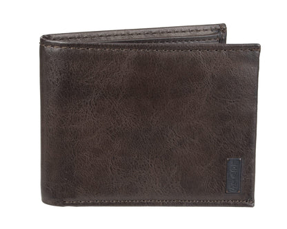 Levi's Men's RFID Wallet, Brown Traveler, One Size