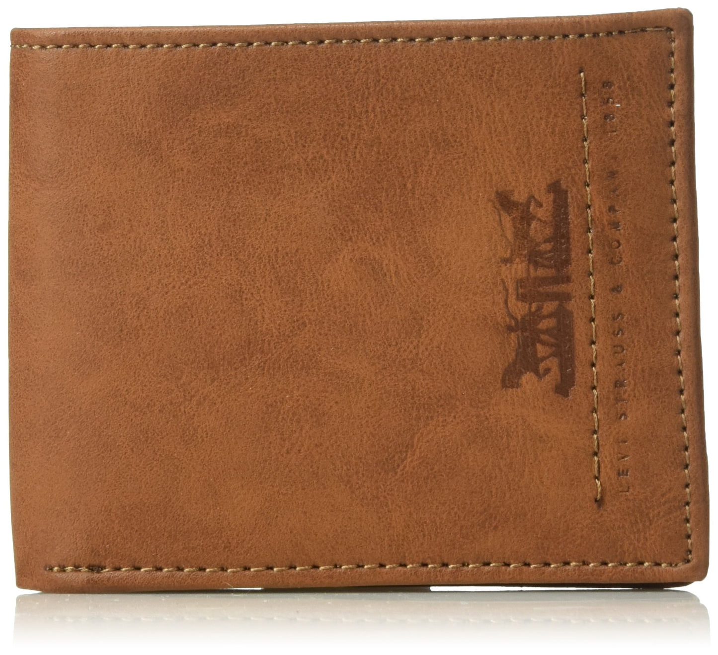 Levi's Men's RFID Wallet, Brown Traveler, One Size