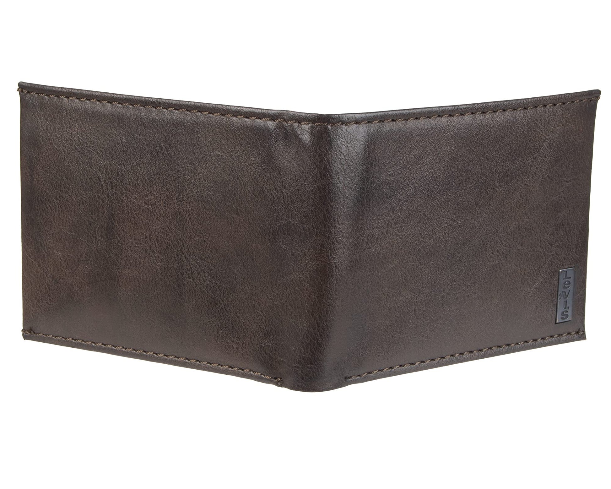 Levi's Men's RFID Wallet, Brown Traveler, One Size