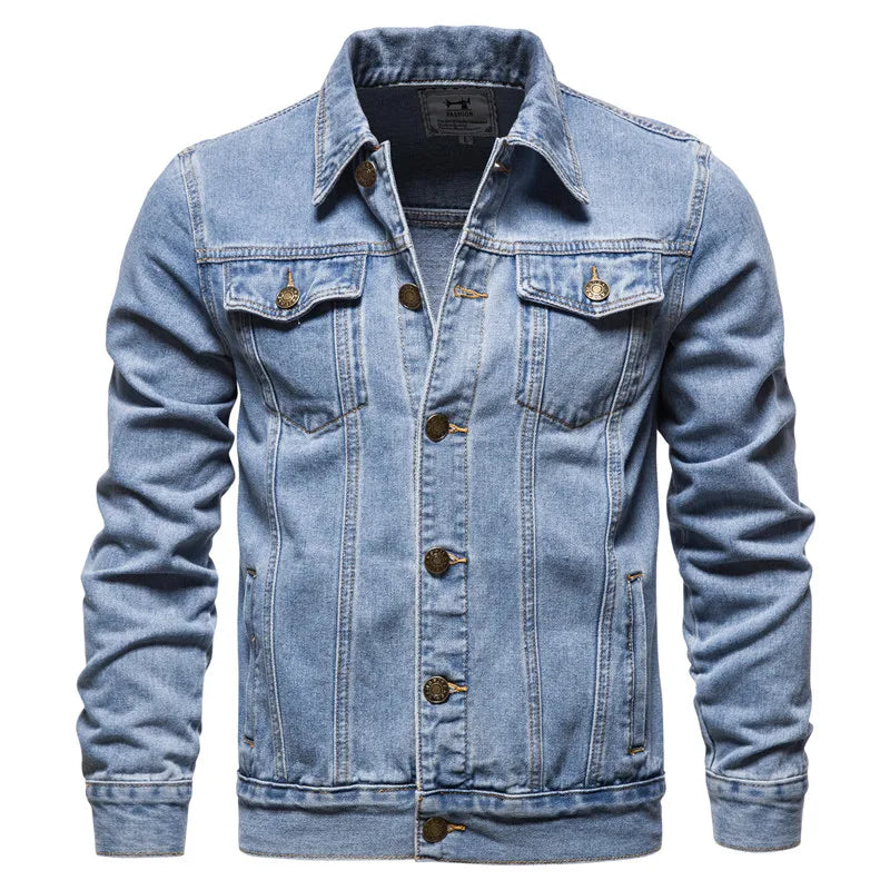 Men Fashion Motorcycle Jeans Jackets