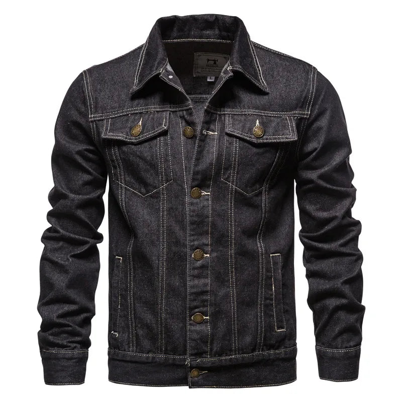 Men Fashion Motorcycle Jeans Jackets