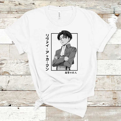 Hot Anime  Levi Ackerman Graphic Printed T Shirt