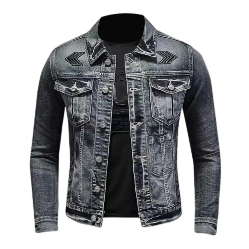 Men's Vintage Denim Jacket High Street