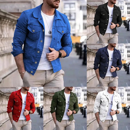 Hip-hop Men's Denim Jackets