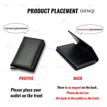 Carbon Fiber Credit Card Holder Wallets