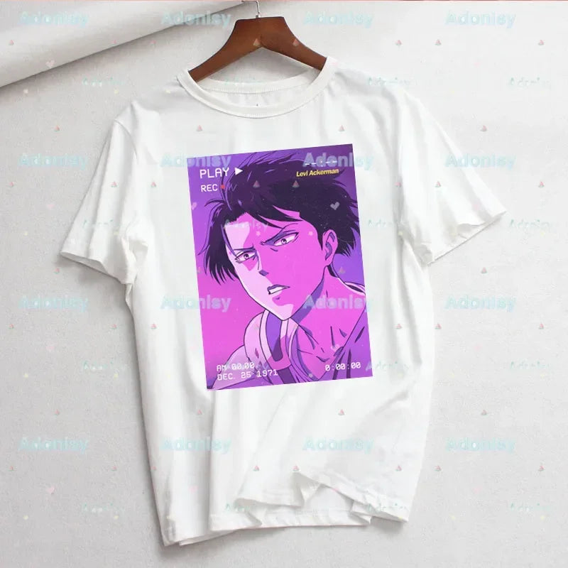 Summer Anime Attack On Titan Tshirts