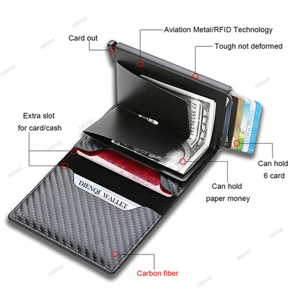 Carbon Fiber Credit Card Holder Wallets