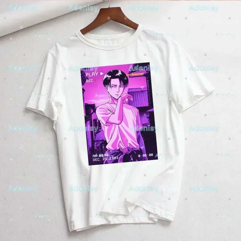 Summer Anime Attack On Titan Tshirts