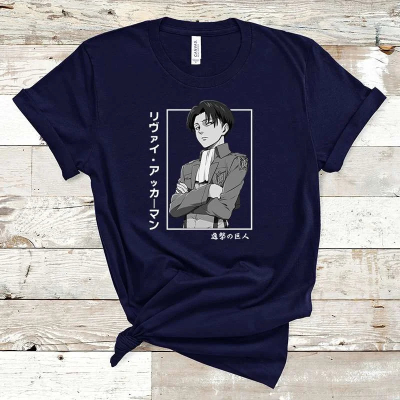 Hot Anime  Levi Ackerman Graphic Printed T Shirt